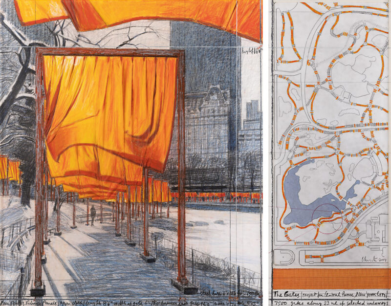 Christo, The Gates (Project for Central Park,New York City), 2004