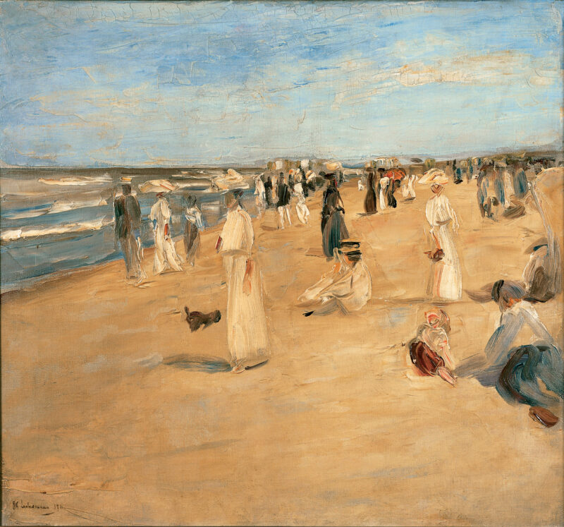 Max Liebermann, Strandbild bei Nordwijk, 1911