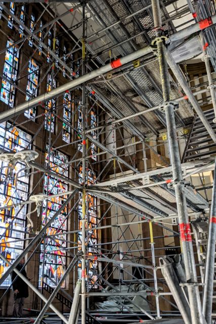 Interior scaffolding Thorn Prikker Foyer