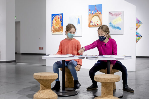 In der Ausstellung Die KLEINE, Kunstpalast, 8.5.-30.5.2021