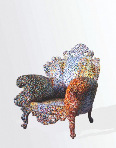 Alessandro Mendini | Poltrona di Proust, Design 1978, Louis XVI chair, hand-painted décor