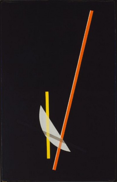 László Moholy-Nagy | A 7, 1922, Öl auf Leinwand, 95 x 60 cm, © Kunstpalast
