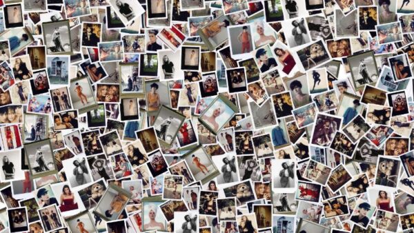 Polaroids aus der Ausstellung CAPTIVATE!: Arthur Elgort, Polaroids von diversen Shootings, 1990er Jahre