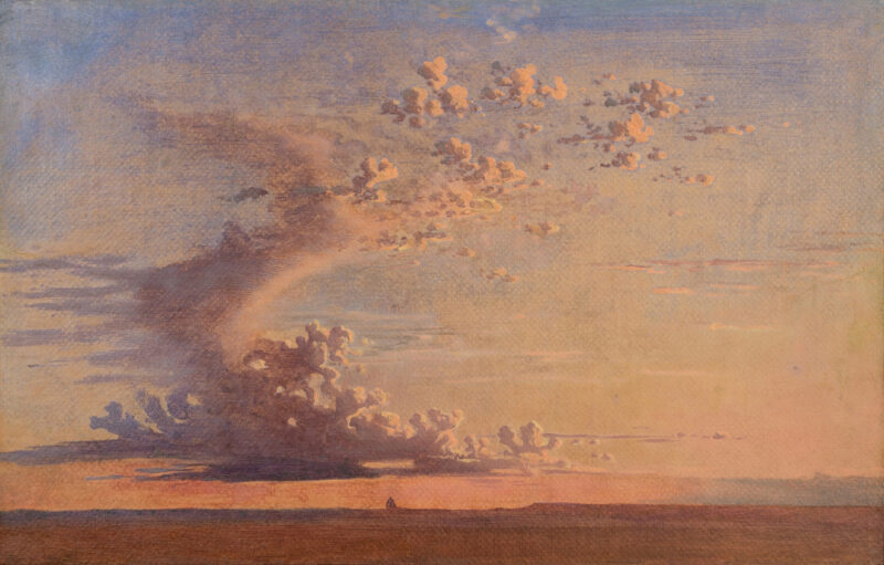Johann Jakob Frey, Wolkenstudie (bei Rom?), o. J.