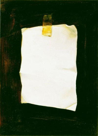 Cornelius Völker (*1965) | Blatt, 2014, Öl auf Leinwand, 70 x 50 cm, erworben 2020