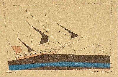 Lyonel Feininger (1871–1956) | Around the Cape, 1933 Wasserfarbe, Tinte, 29 x 23 cm, erworben 2020