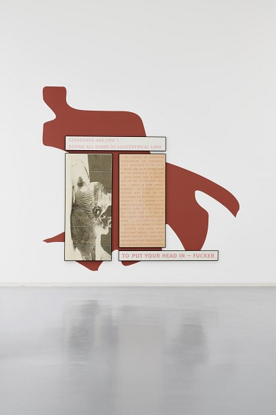 Sarah Kürten (*1983) | o. T., 2018, Inkjet Druck auf offset Papier und Folie, 180 x 150 cm; 280 x 300 cm (Vinyl Folie), erworben 2020