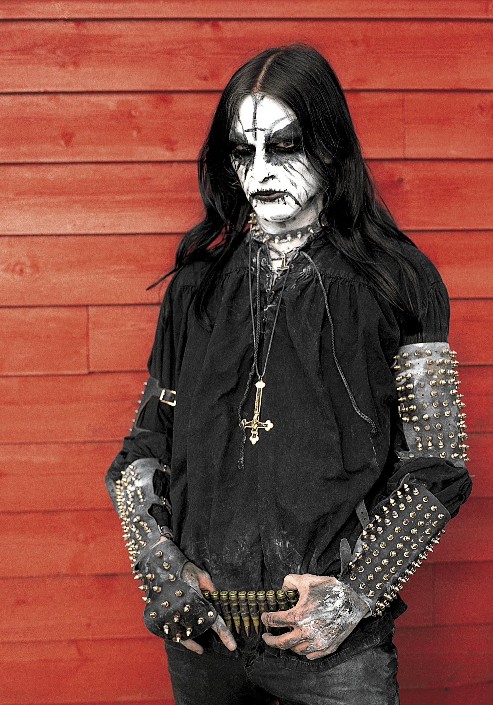 Peter Beste, King ov Hell of Gorgoroth, Bergen, ca. 2002, aus der Serie 