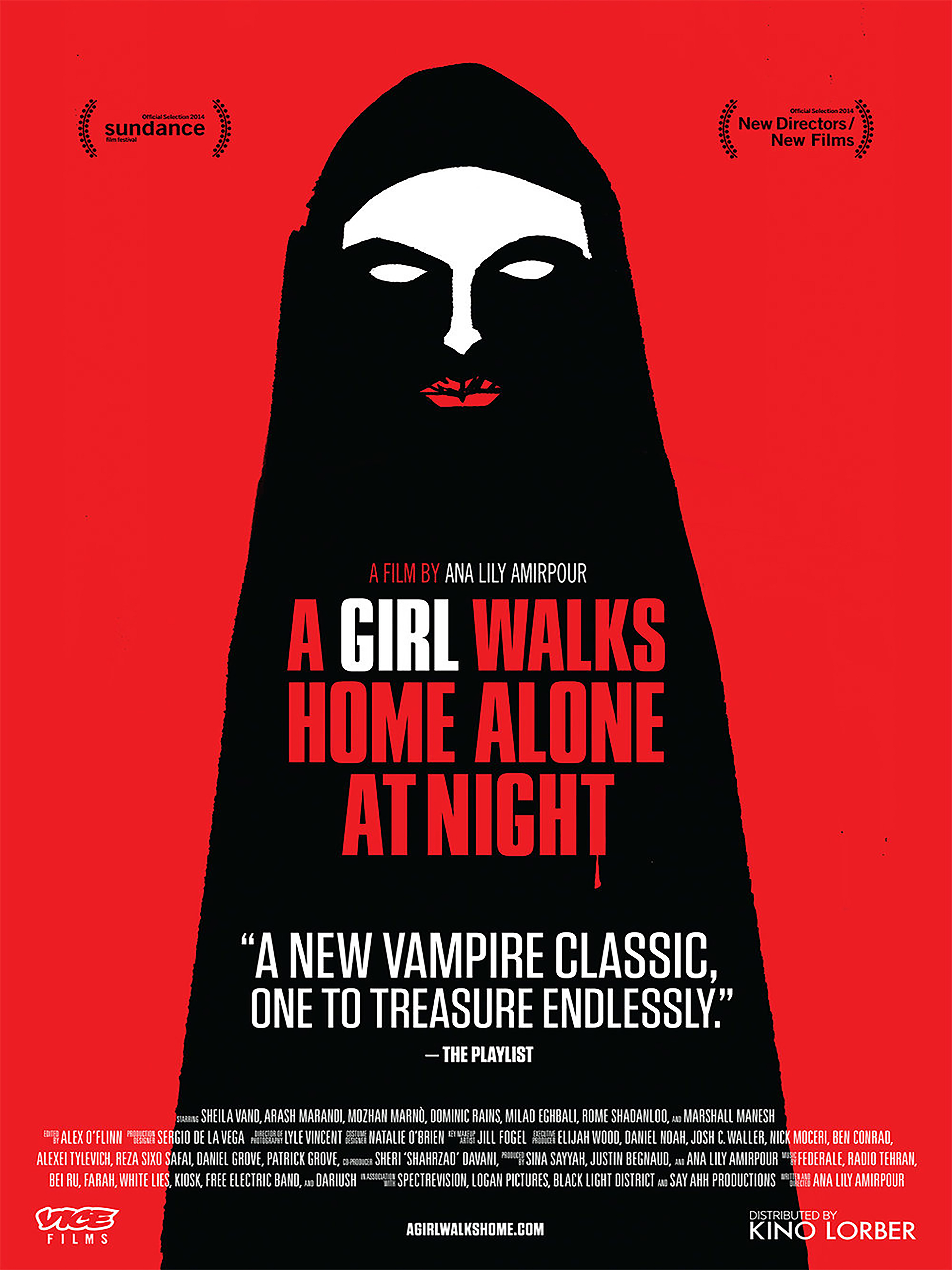 Ana Lily Amirpour, A Girl Walks Home Alone at Night, 2014,Filmplakat, mit freundlicher Genehmigung von: DFF - Deutsches Filminstitut & Filmmuseum, Frankfurt am Main/ Plakatarchiv
