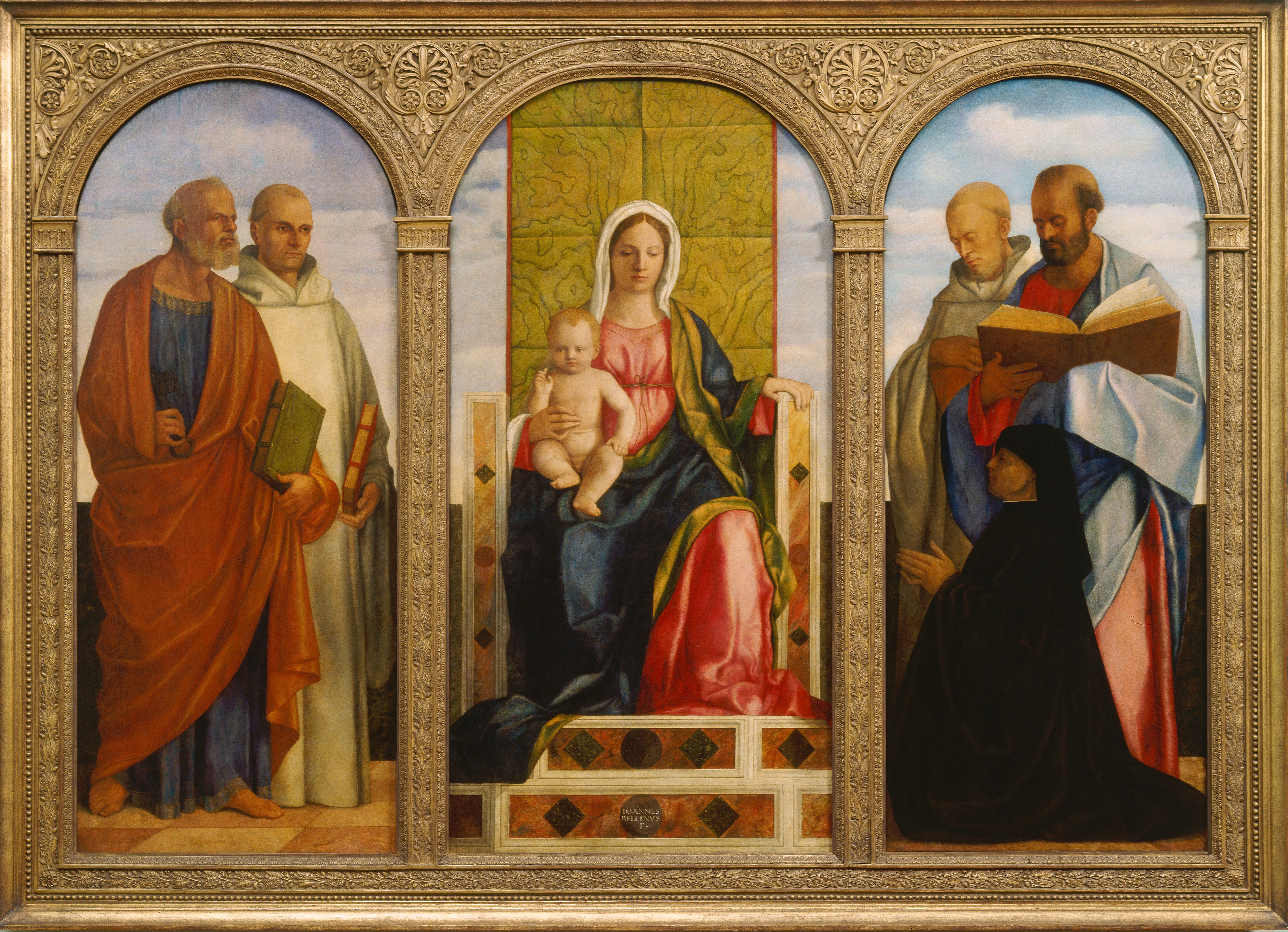 Giovanni Bellini (um 1432/33-1516) und Werkstatt Pala Priuli, 1505-1510 131,9 x 175,8 cmÖl und Tempera auf Eichenholz Düsseldorf, Kunstpalast, Dauerleihgabe der Kunstakademie Düsseldorf (NRW) © Kunstpalast - ARTOTHEK