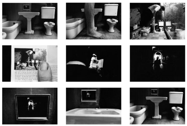 Duane MichalsThings Are Queer, 1973 9 Silbergelatineabzüge Je 12,5 × 18 cmPrivatsammlung, Neuss© Duane Michals, Courtesy Galerie Clara Maria Sels, Düsseldorf