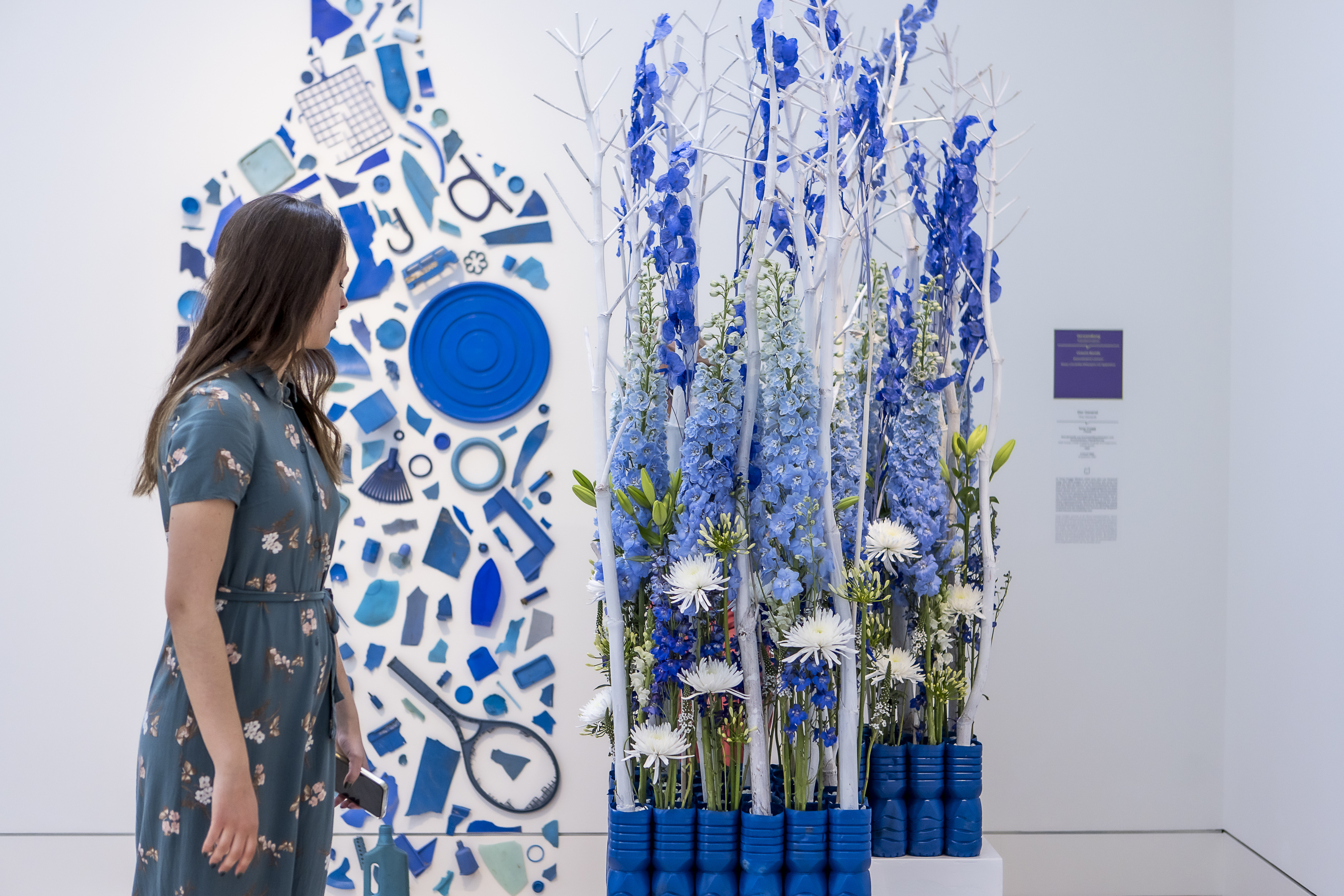 Das Werk Verwandlung von Blumen Lehmann vor Der General von Tony Cragg, Foto: Anne Orthen