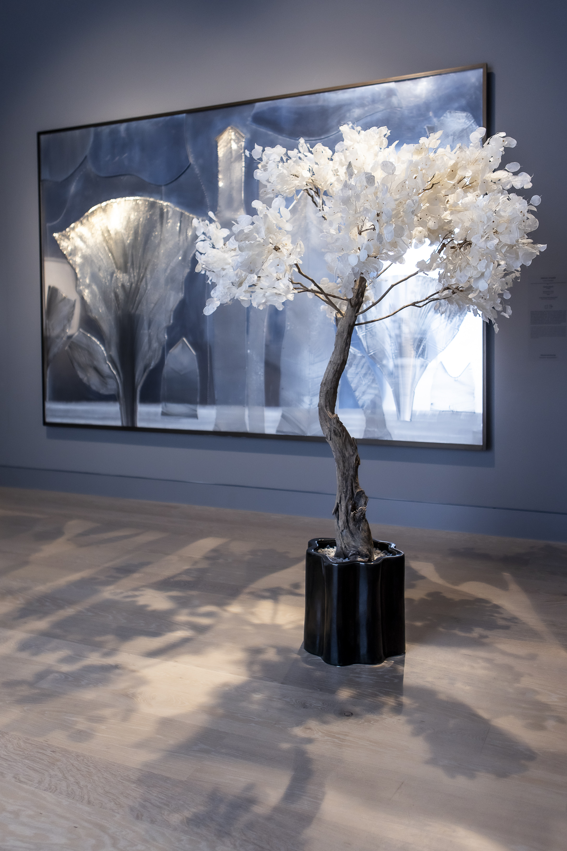 Das October First Studio interpretiert das Thema Licht vor Kleiner Urwald von Heinz Mack, Foto: Anne Orthen