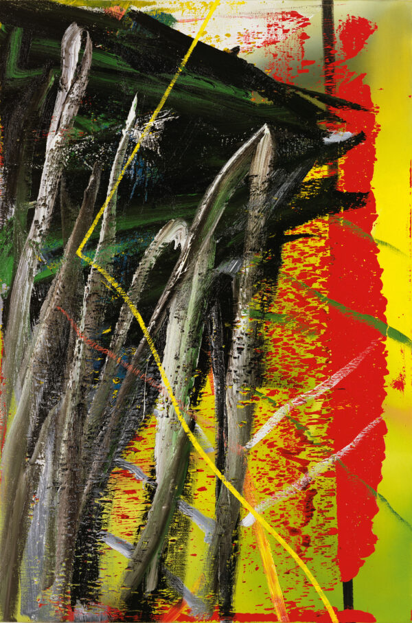 Gerhard Richter, Abstraktes Bild, 1983, Öl auf Leinwand, 150 x 100 cm, Franz Haniel & Cie. GmbH (c) Gerhard Richter 2024 (0041)