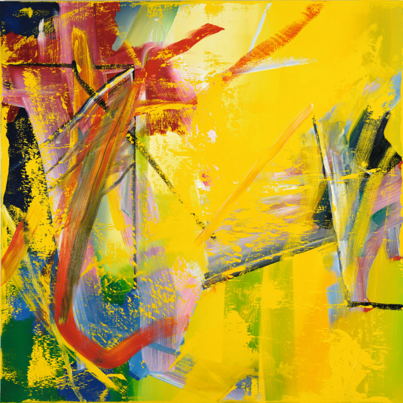 Gerhard Richter, I.S.A., 1984, Öl auf Leinwand, 251 x 251 cm, Sammlung Bayer AG, Leverkusen © Gerhard Richter 2024 (0028)