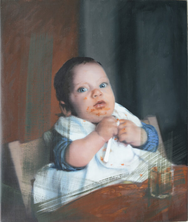Gerhard Richter, Moritz, 2000, Öl auf Leinwand, 62 x 52 cm, Privatsammlung (c) Gerhard Richter 2024 (0041)