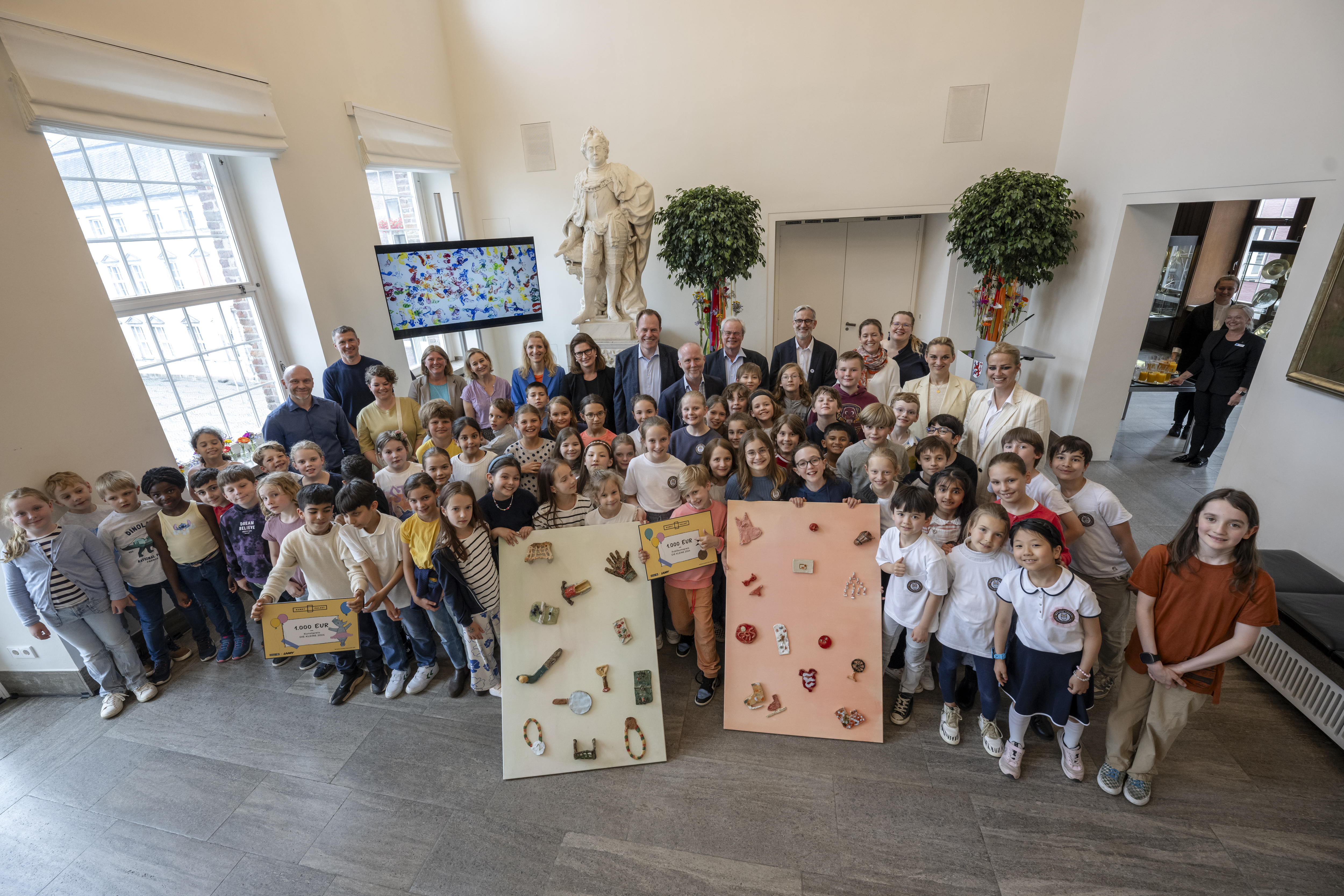 Adam Riese Schule Löwenklasse 3b und Mathias Claudius Schule Klassen 3d und 4 b Photo: Andreas Endermann