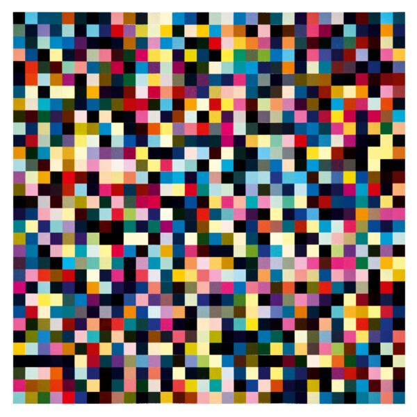 1024 Farben, 1974, Lack auf Leinwand