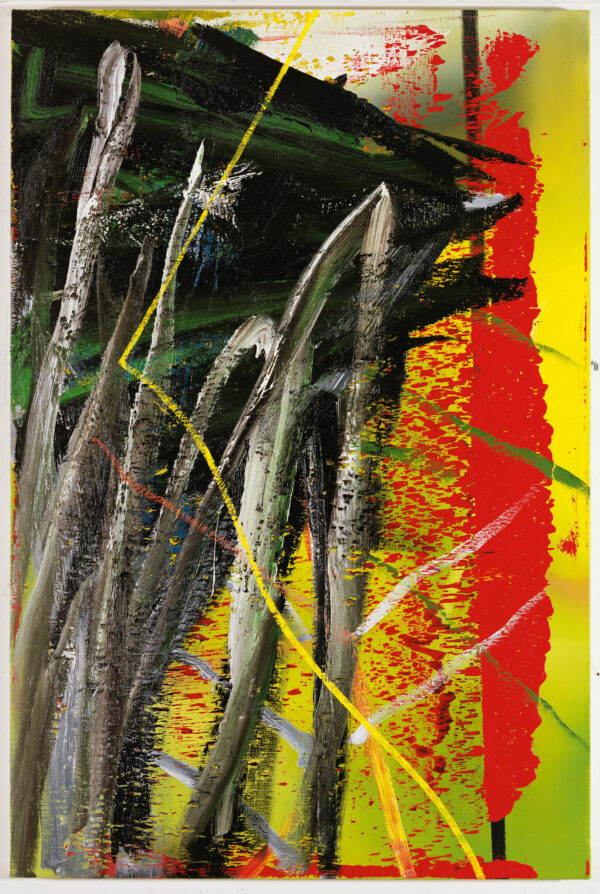 Abstraktes Bild, 1983, Öl auf Leinwand