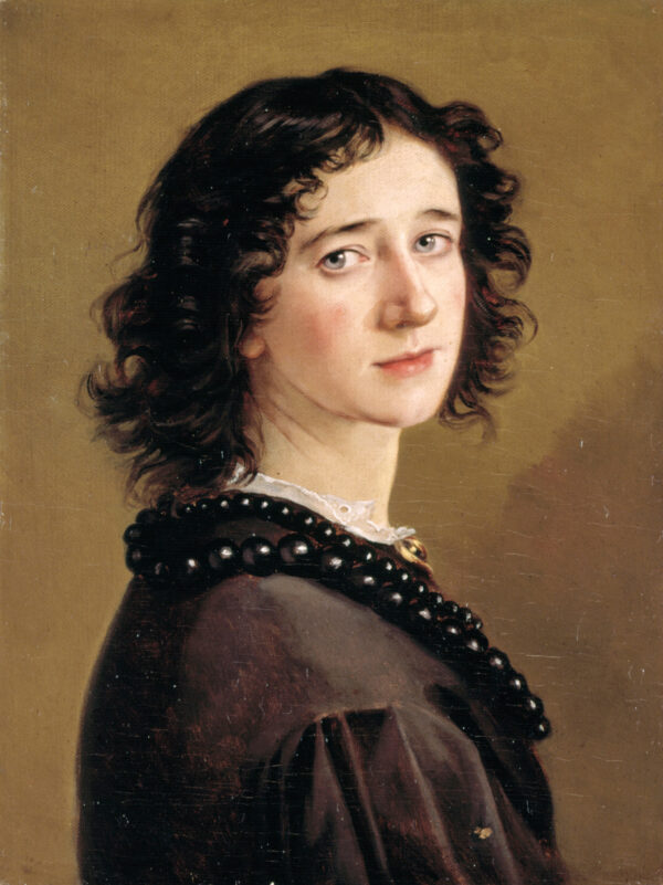 Mathilde Dietrichson, Selbstporträt, 1865, Öl auf Leinwand, 49,6x37,2 cm, OsloMuseum, Foto: Rune Aakvik, OsloMuseum