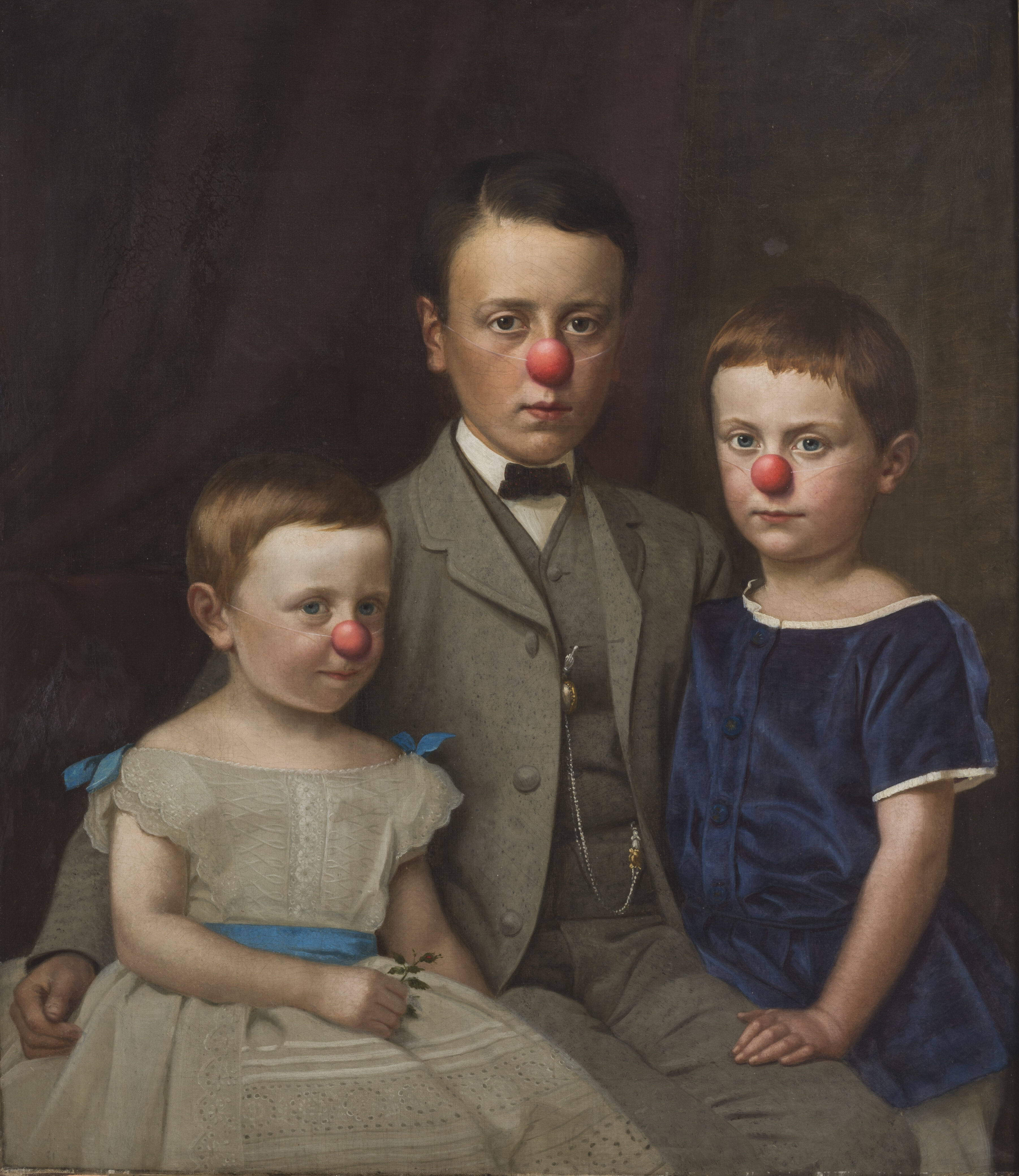 Hans-Peter Feldmann, Family with red noses, undated
