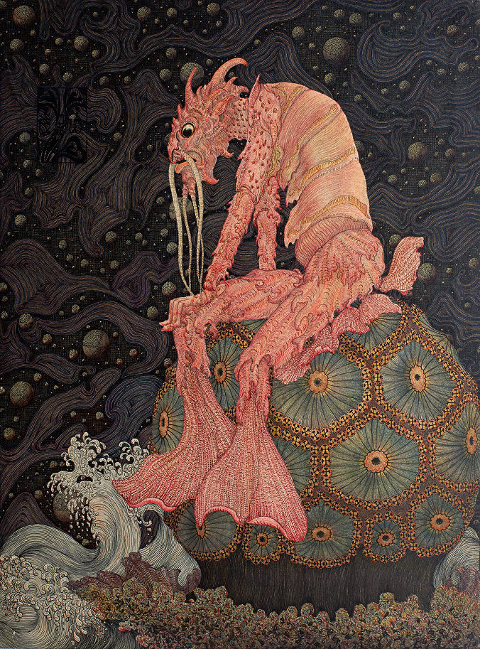 Ilna Ewers-Wunderwald, Wassermann um 1910, Privatsammlung