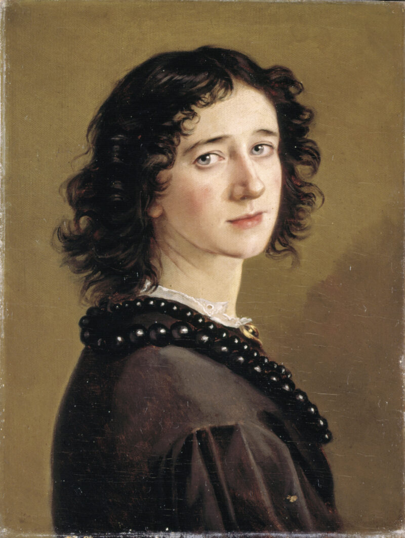 Mathilde Dietrichson, Selbstporträt, 1865
