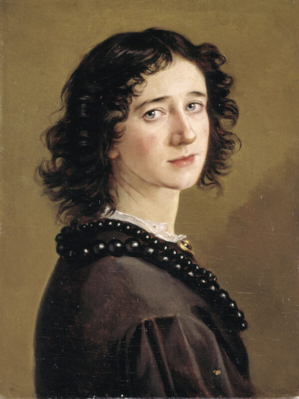 Mathilde Dietrichson, Selbstporträt, 1865, Öl auf Leinwand, 49,6×37,2 cm, OsloMuseum, Foto: Rune Aakvik, OsloMuseum