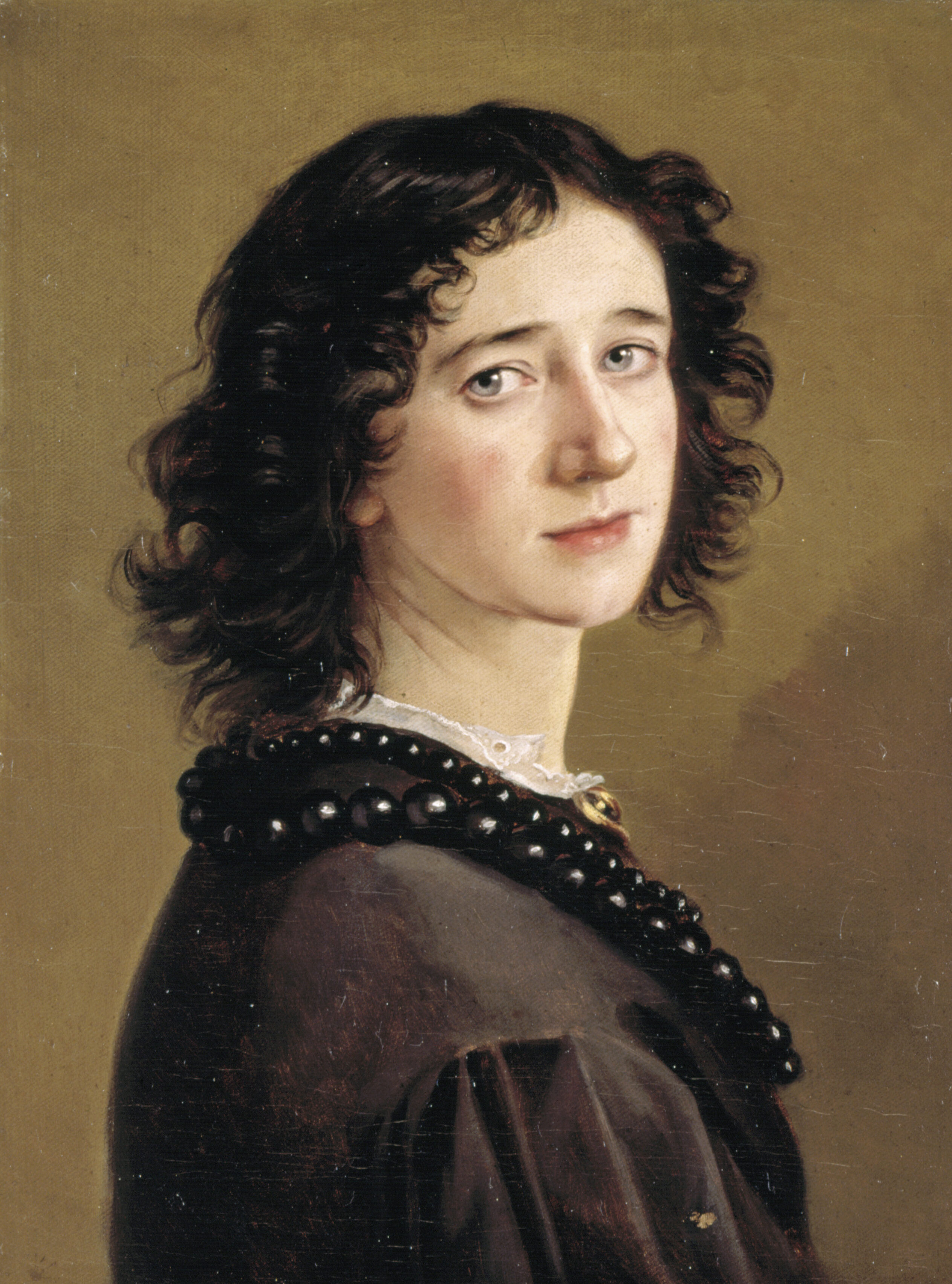 Mathilde Dietrichson, Self-portrait, 1865