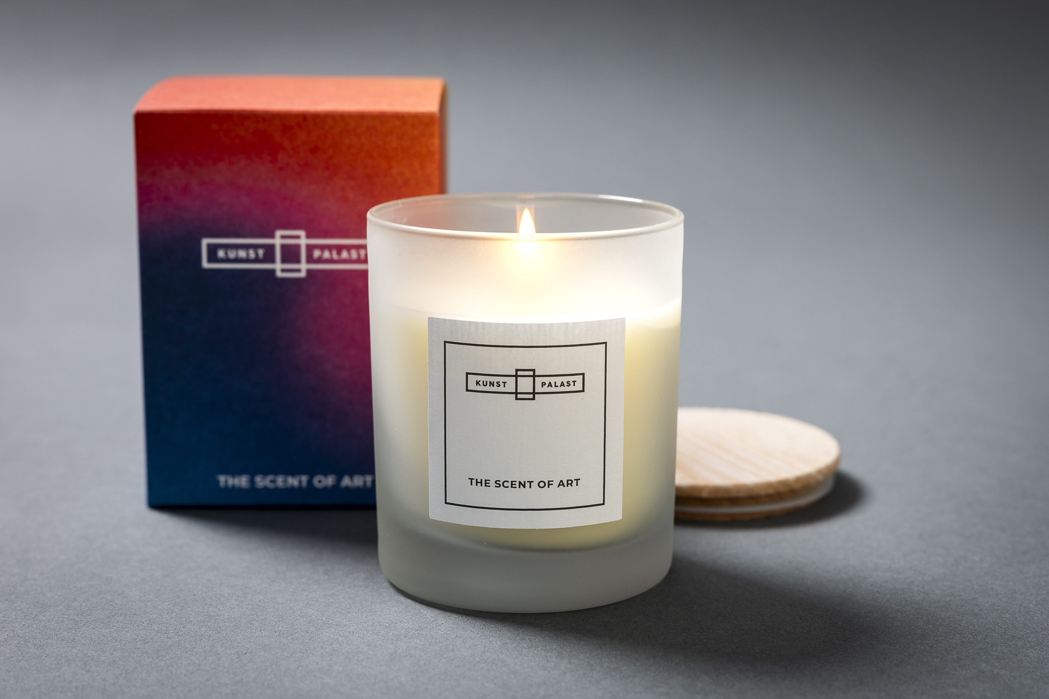 Duftkerze, exklusiv für den Kunstpalast entwickelt und im Shop zu erwerben. Foto: Anne Orthen
