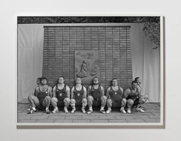 Christian JankowskiHeavy Weight History (Willy Brandt), 2013Gerahmte Schwarz-Weiß Fotografe auf Barytpapier140 x 186Ed. 2/5 + 2