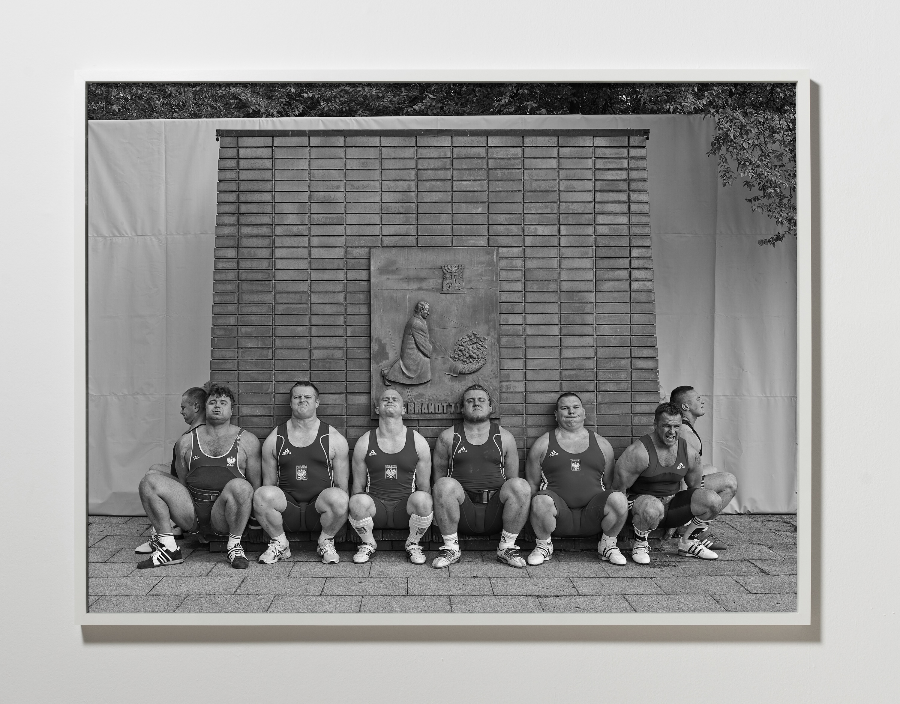 Christian JankowskiHeavy Weight History (Willy Brandt), 2013Gerahmte Schwarz-Weiß Fotografe auf Barytpapier140 x 186Ed. 2/5 + 2