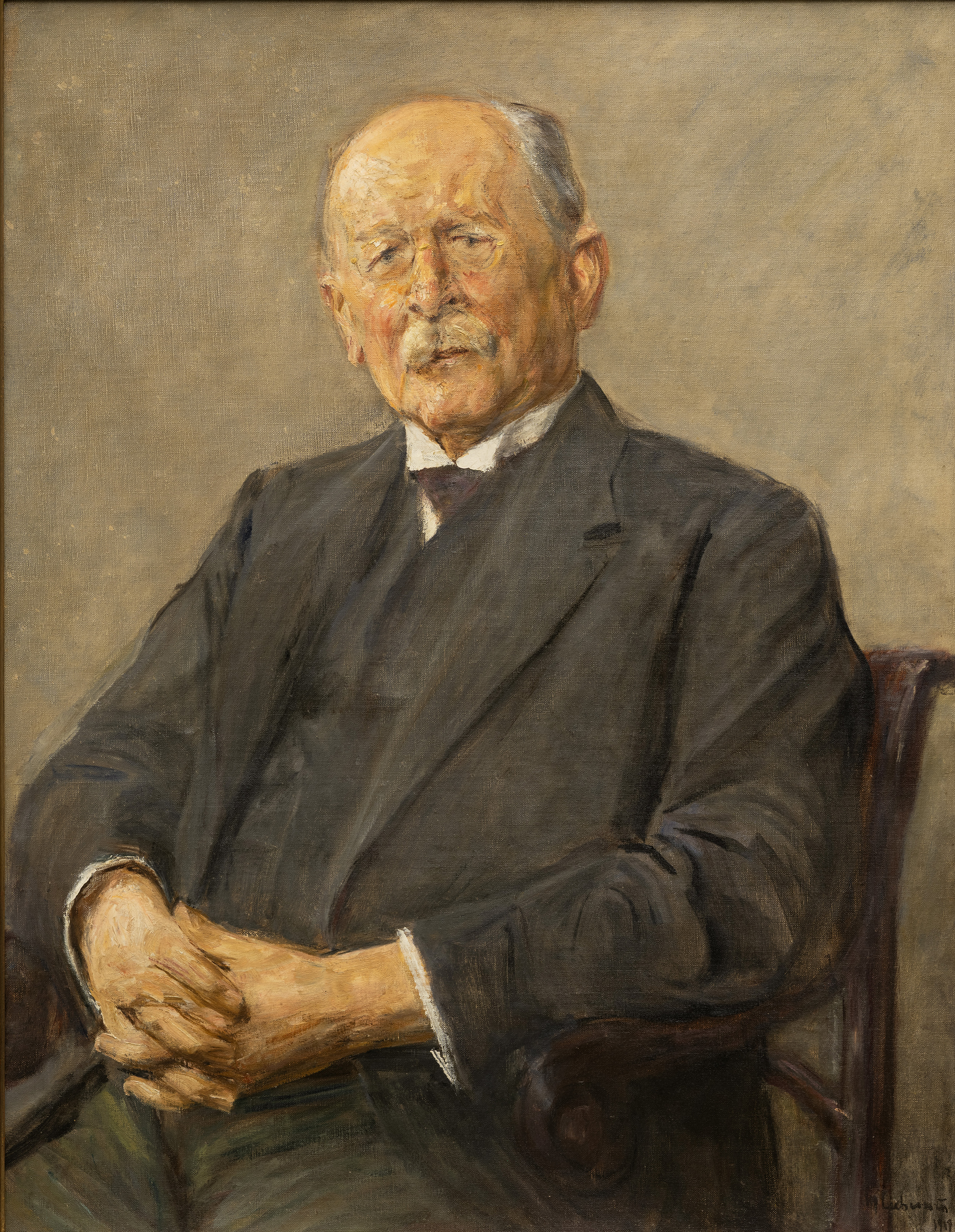 Max Liebermann (1847-1935) Bildnis Otto Gerstenberg, 1919, Öl auf Leinwand, 93,5 x 73,5 cm © The Scharf Collection, Foto: Henning Krause