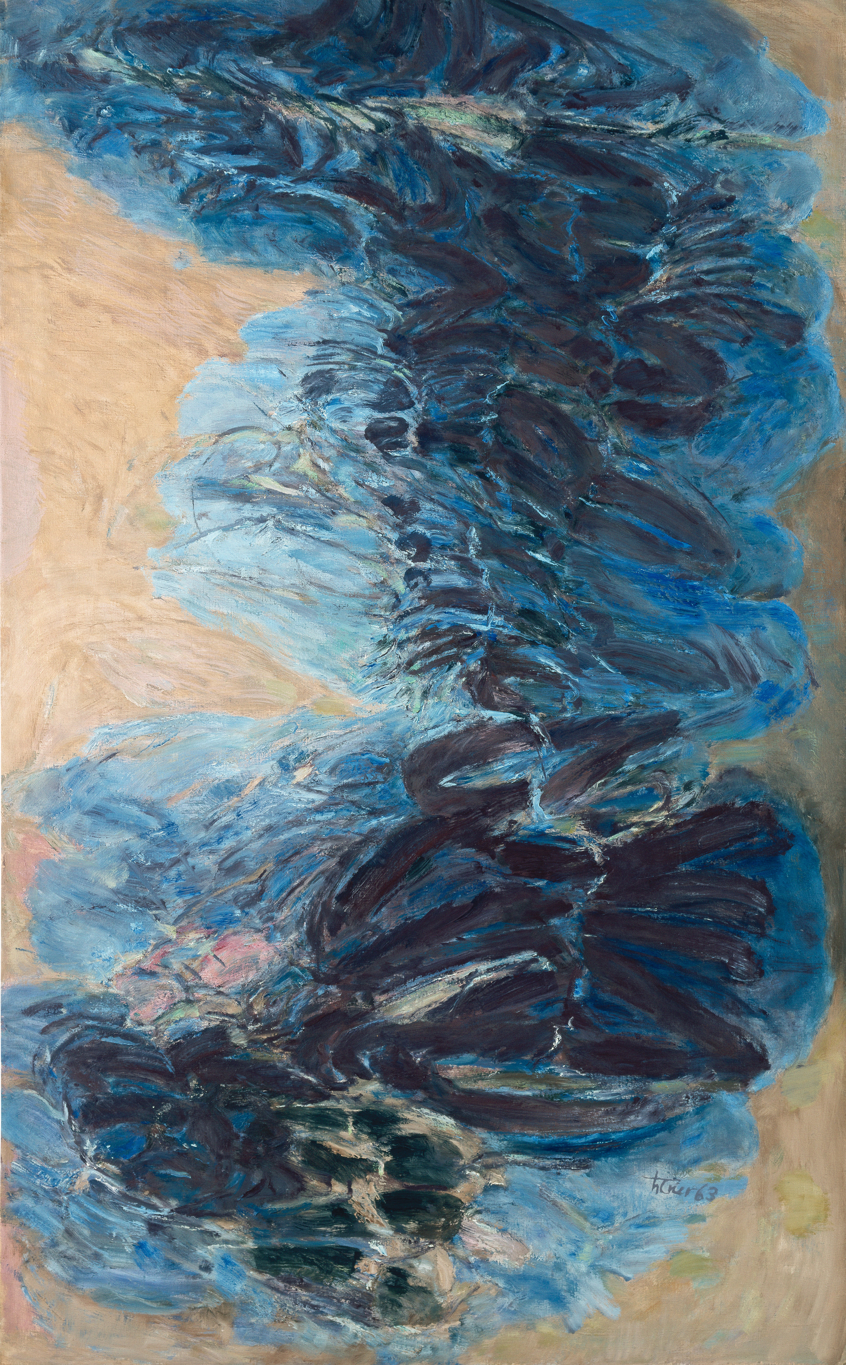 Hann Trier, Schwimmen III, 1963, Kunstpalast, © VG Bild-Kunst, Bonn, Foto: Kunstpalast – ARTOTHEK