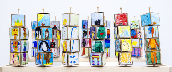 Heinrich-Heine-Grundschule, Klassen 1d und 3d, Foto Anne Orthen