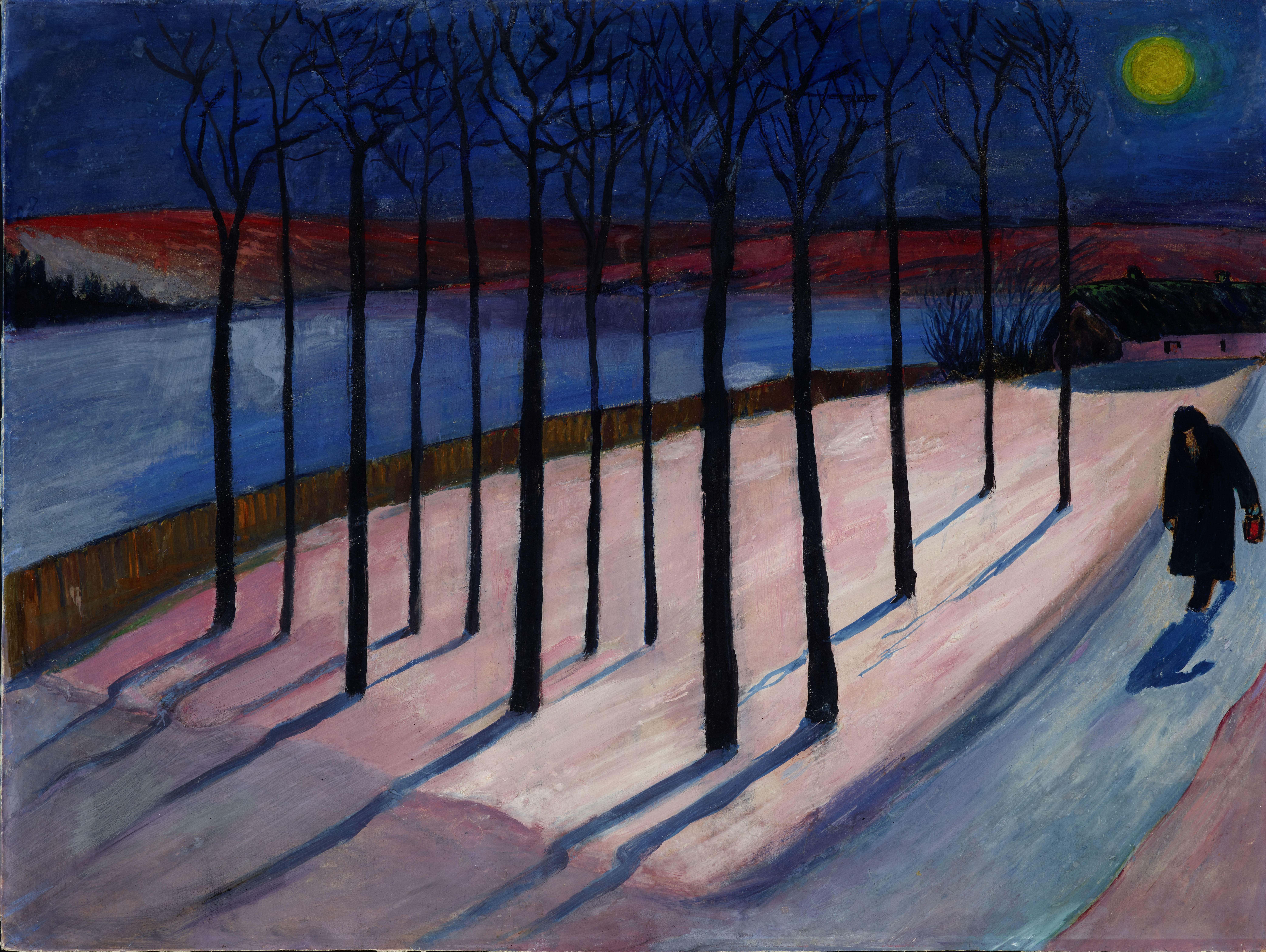 Marianne von Werefkin, Mondnacht, 1909/1910, Foto: - LVR - Joshua Esthers