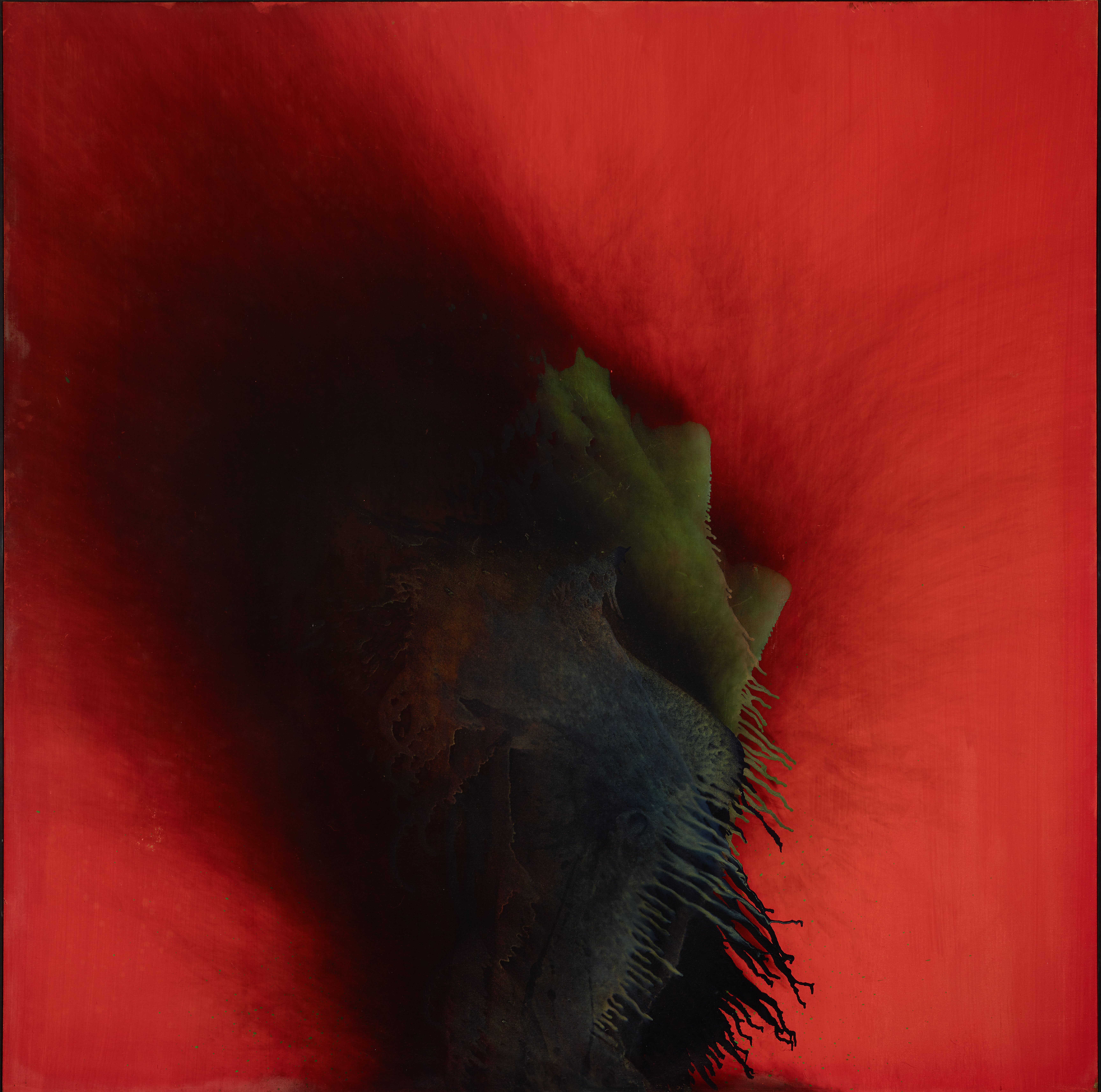 Otto Piene, Red Autumn I, 1975, Stiftung Sammlung Kemp, Kunstpalast Düsseldorf, © VG Bild-Kunst, Bonn; Foto: Kunstpalast - LVR-ZMB - Stefan Arendt – ARTOTHEK