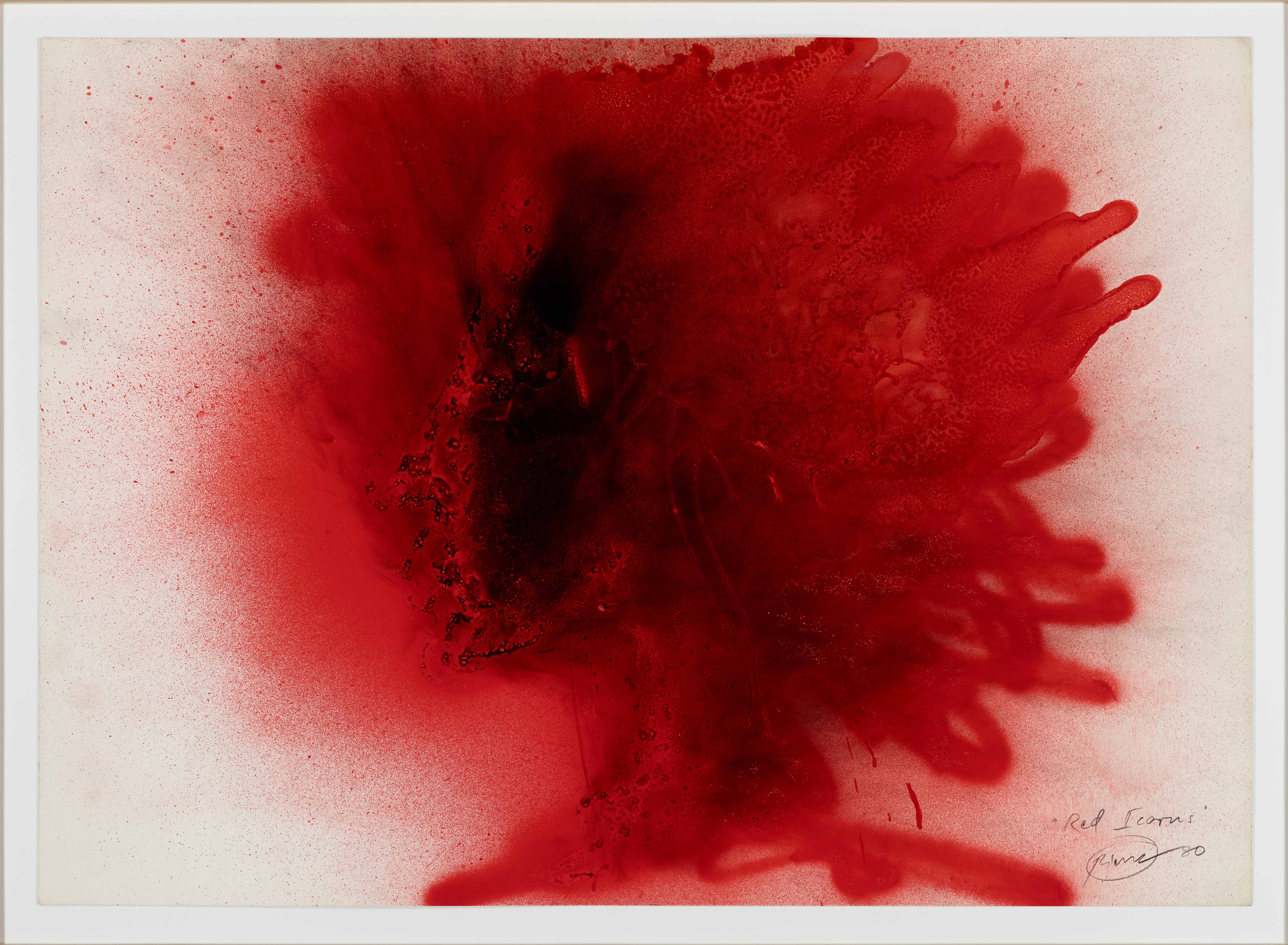 Otto Piene, Red Icarus, 1980