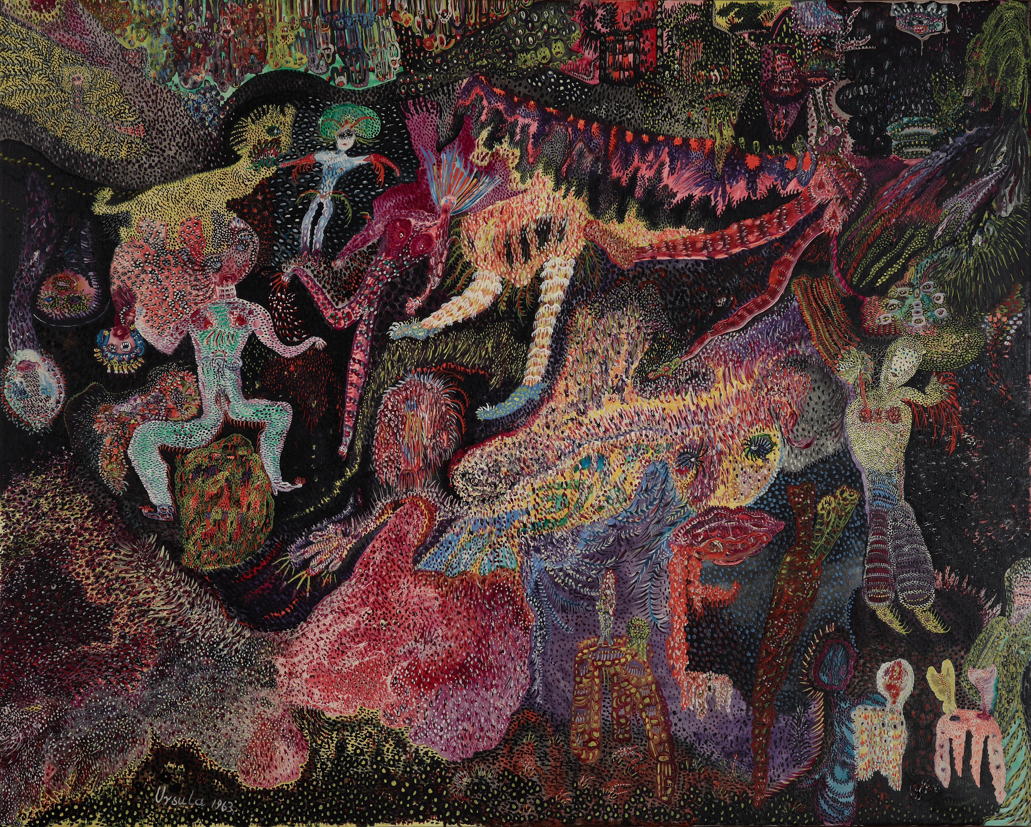 Ursula Schultze-Bluhm, Lido, 1963, Stiftung Sammlung Kemp, Kunstpalast Düsseldorf, Foto Kunstpalast - LVR-ZMB - Annette Hiller_
