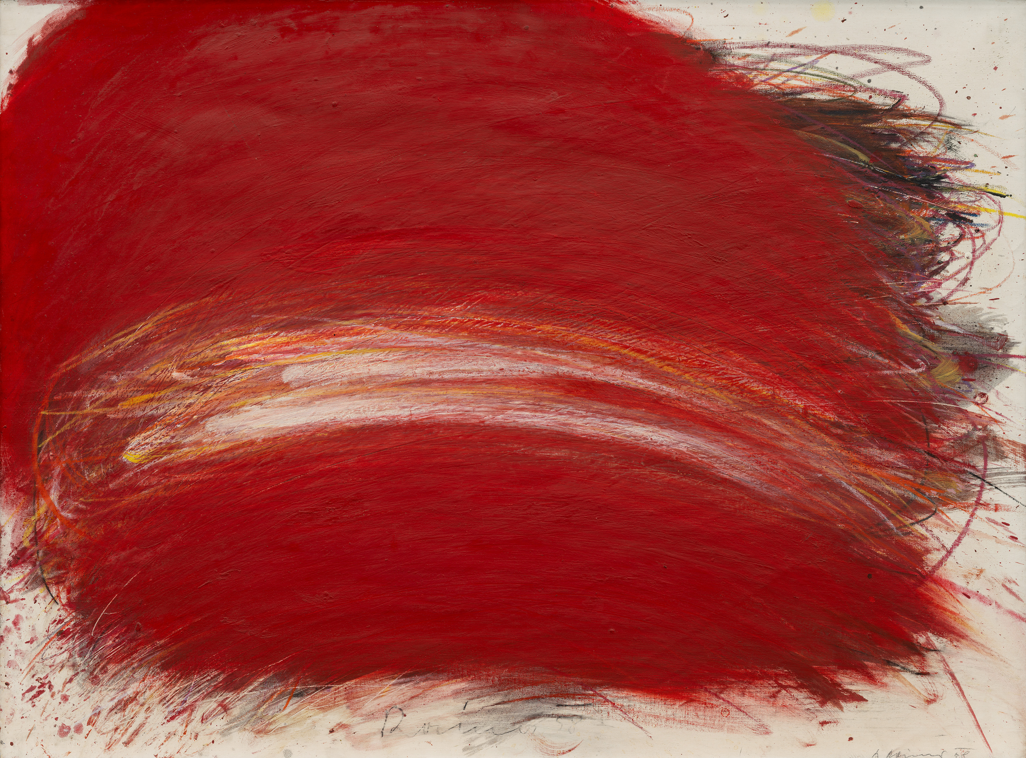 Arnulf Rainer, Feuer, 1958