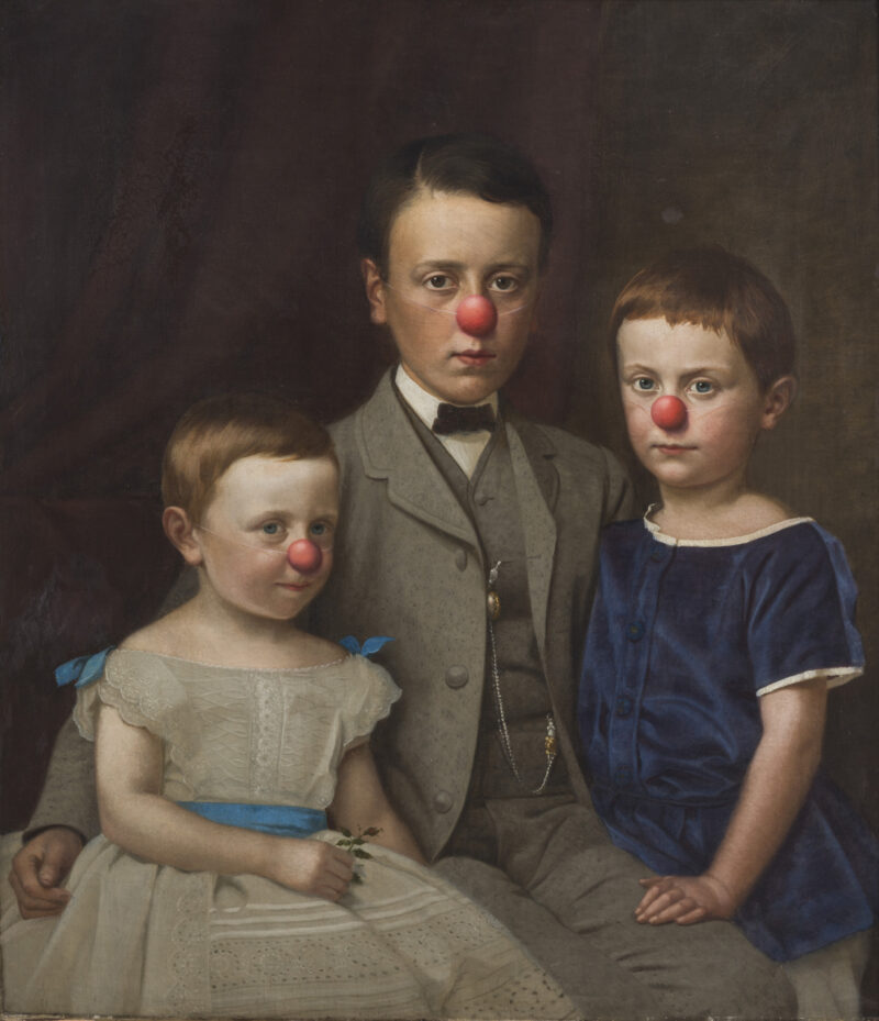 Hans-Peter Feldmann, Familie mit roten Nasen, undatiert