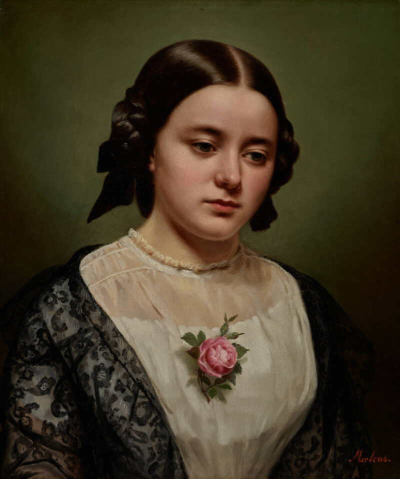 Luise Henriette von Martens, Young Lady, ca. 1850–1860