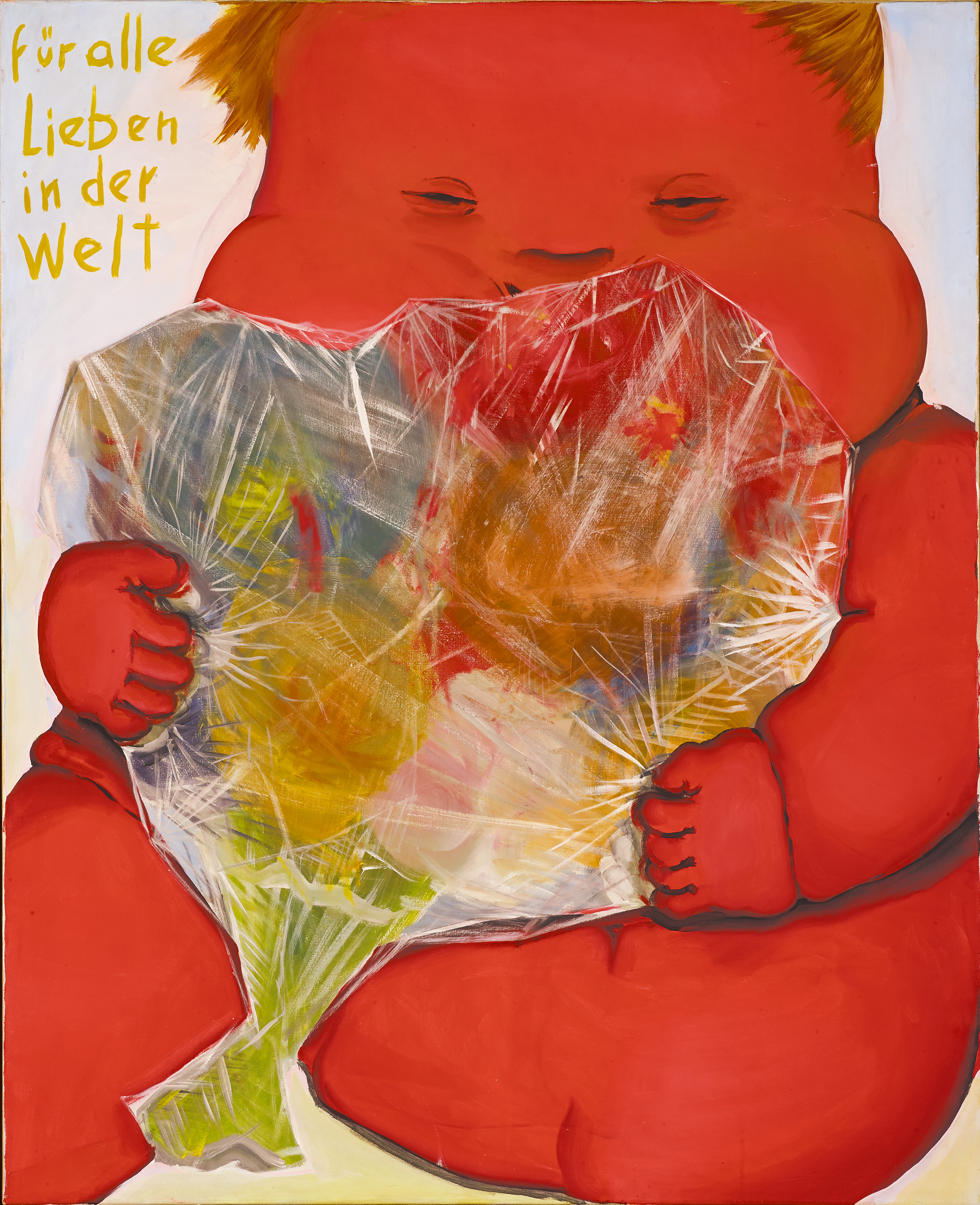 Jörg Immendorff, Für alle Lieben in der Welt, 1966, Kunstmuseum Karlsruhe, Foto: Heinz Pelz, Karlsruhe © VG Bild-Kunst, Bonn 2026