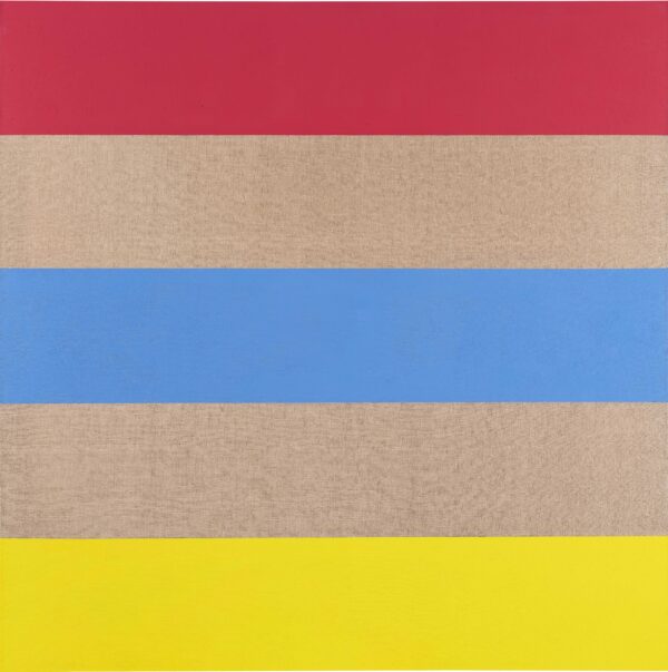 Winfred Gaul, Hommage à Lohse, 1971, Acryl auf Leinwand, 180 x 180 cm, © VG Bild-Kunst, Bonn, Foto: bildarbeit Henning Krause