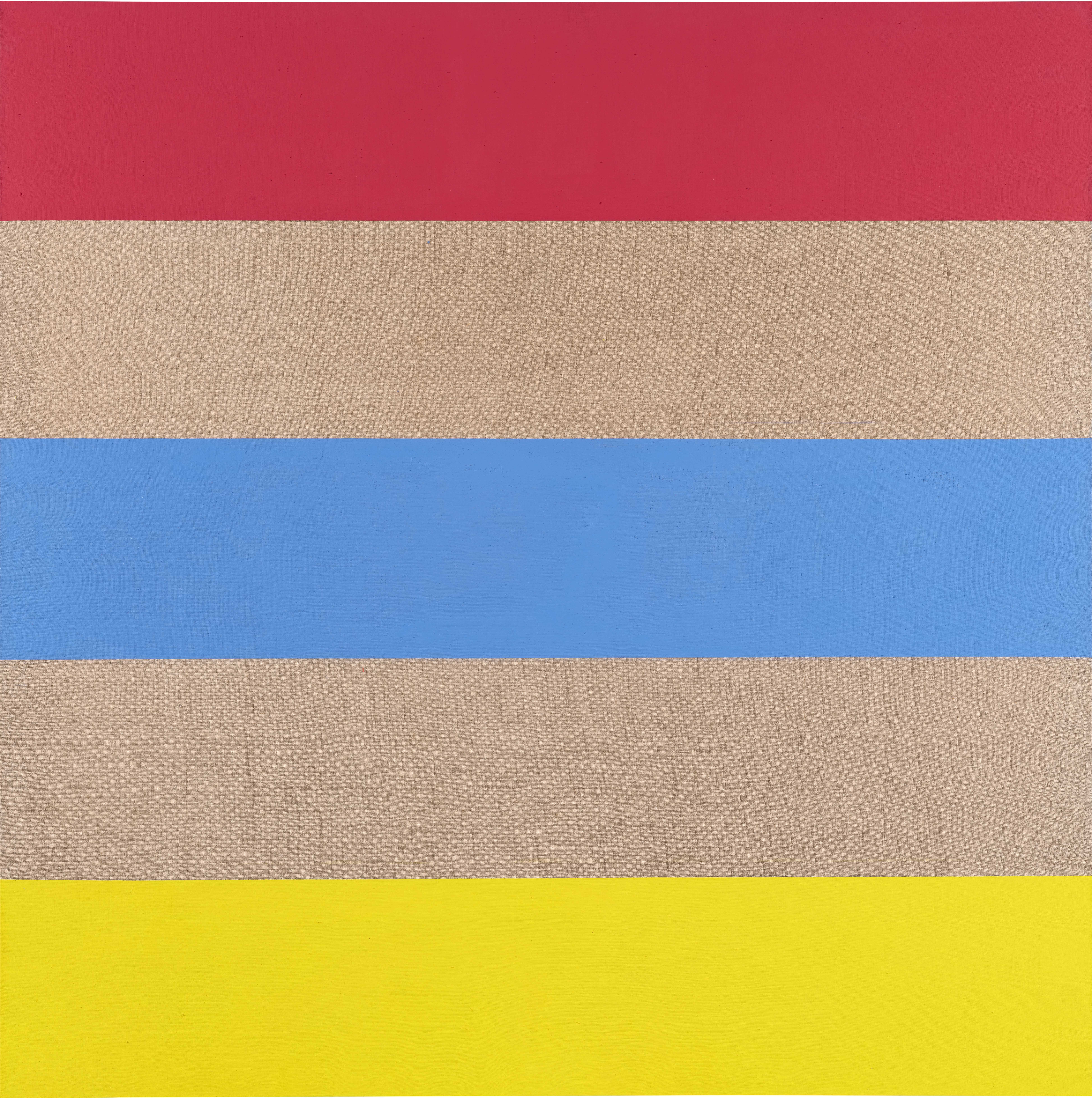 Winfred Gaul, Hommage à Lohse, 1971, Acryl auf Leinwand, 180 x 180 cm, © VG Bild-Kunst, Bonn, Foto: bildarbeit Henning Krause