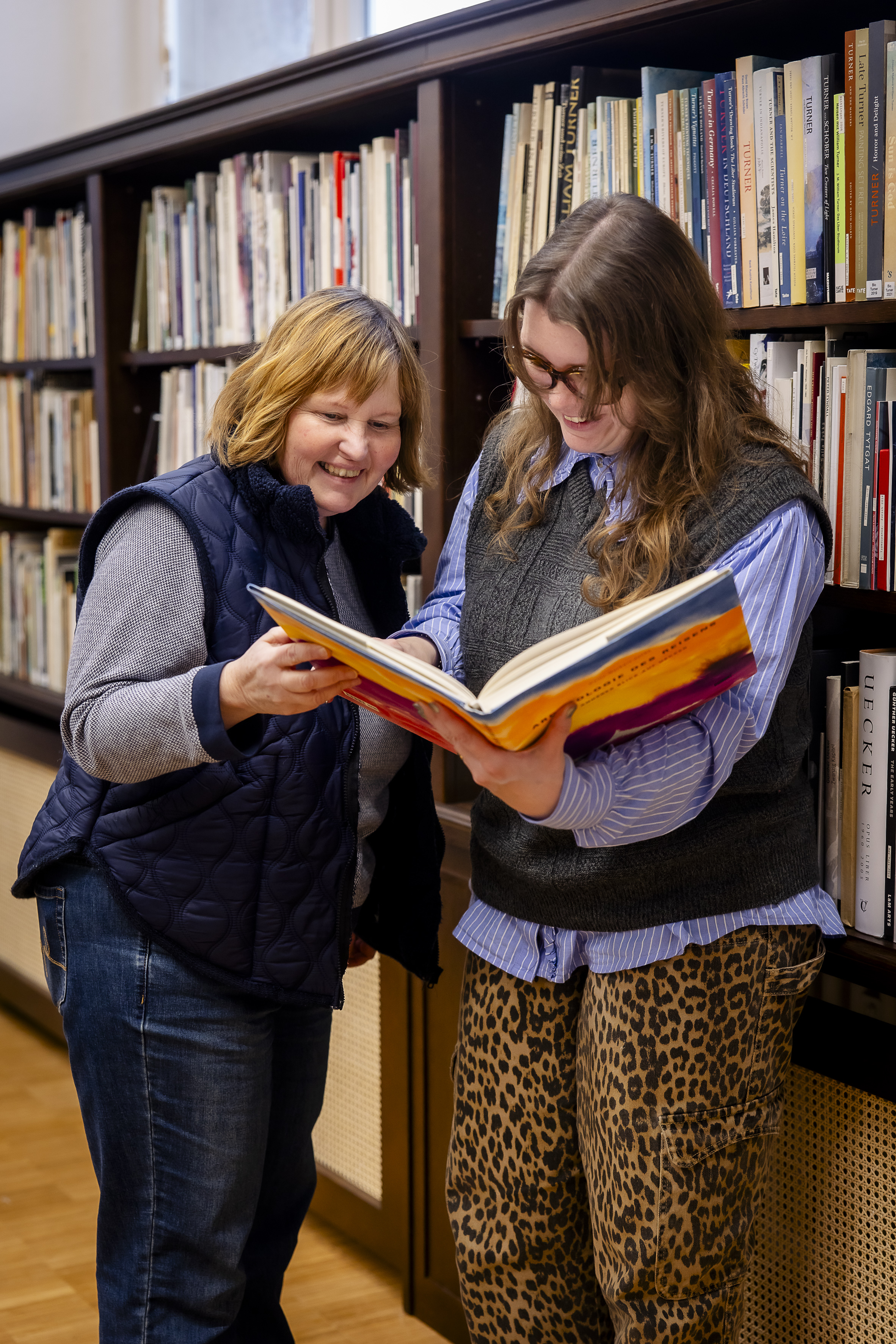 View of the reading and study room