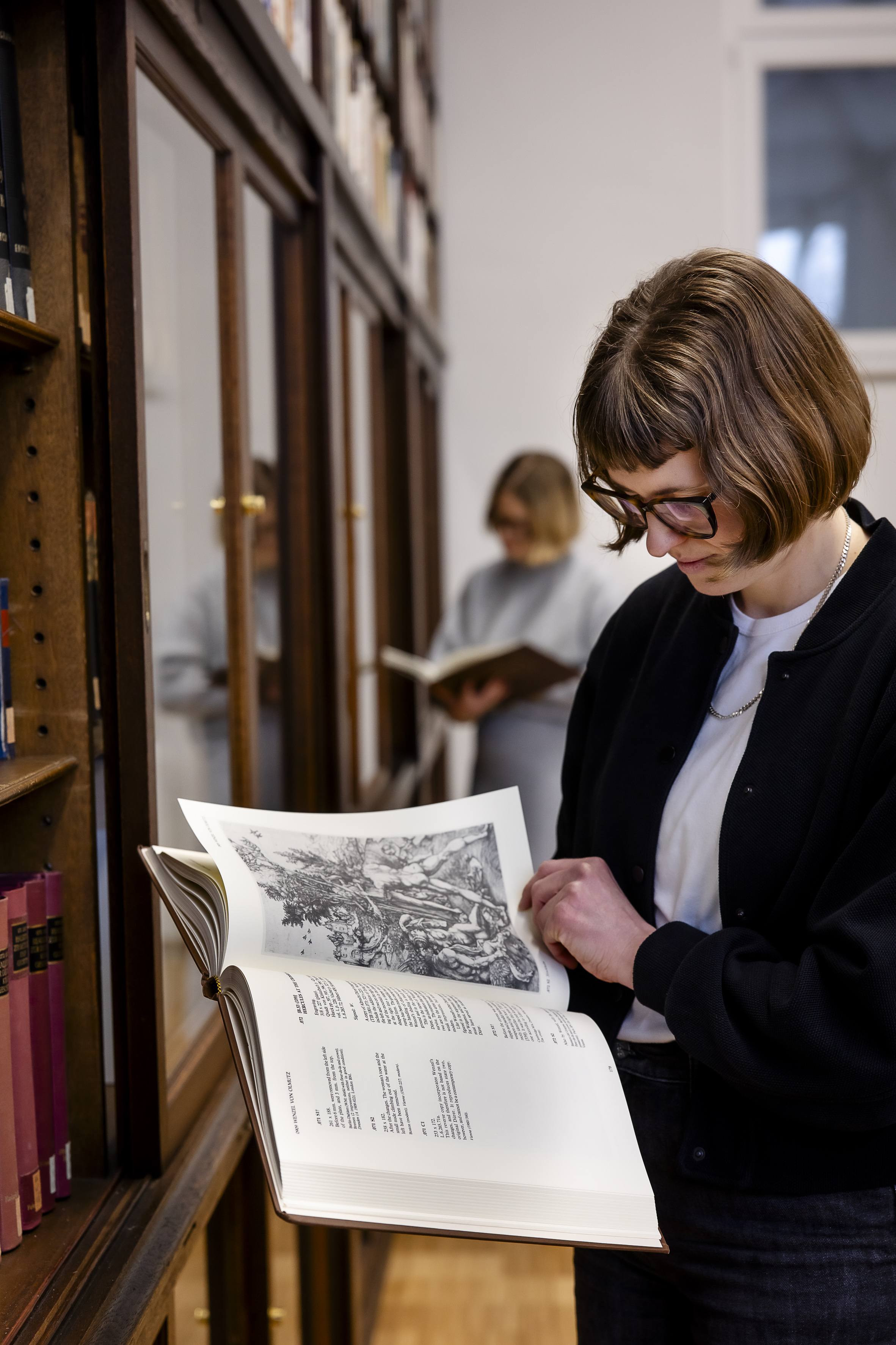 View of the reading and study room