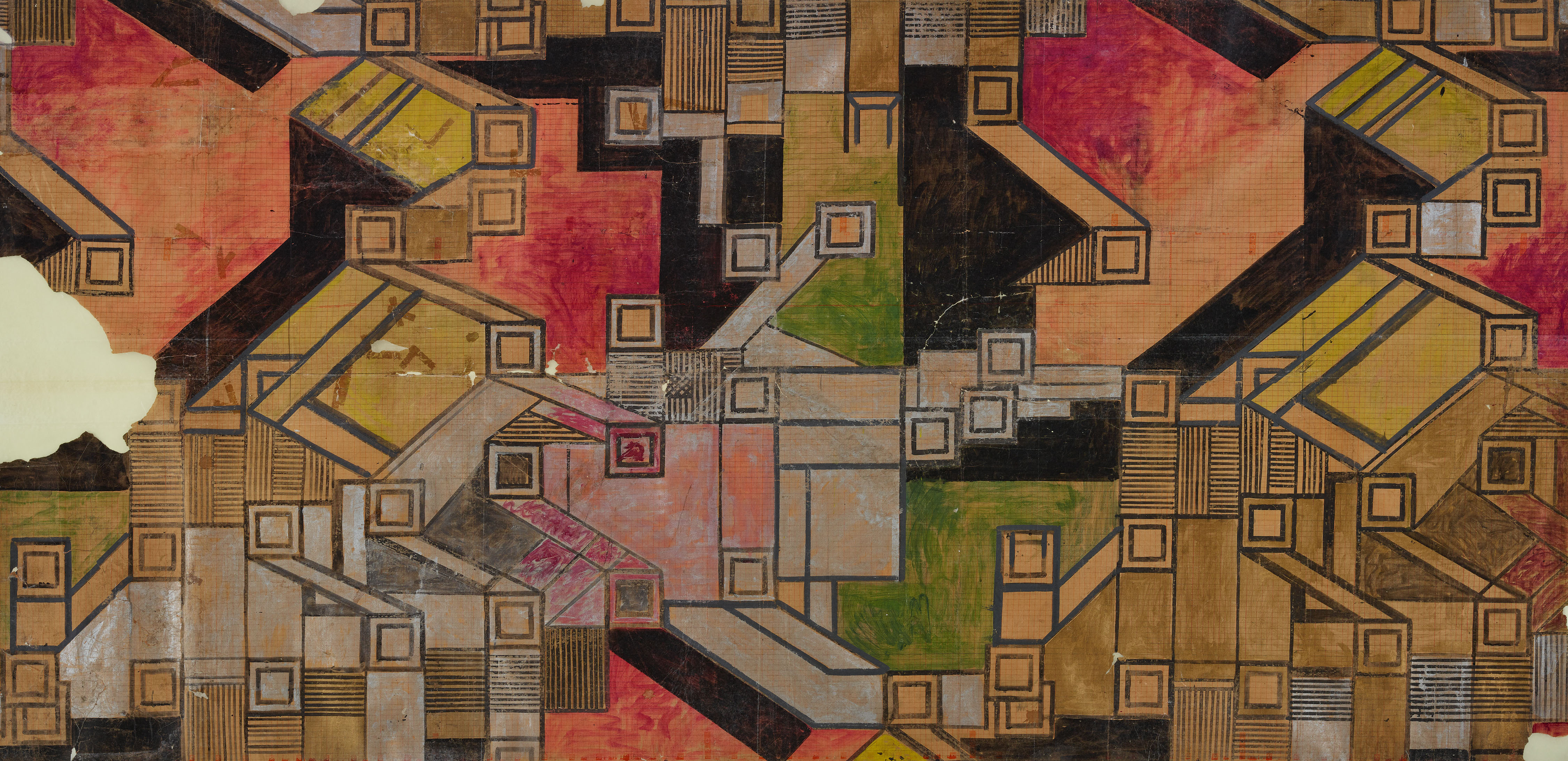 Johan Thorn Prikker, Mosaikentwurf „Der Tag“, 1925/1926