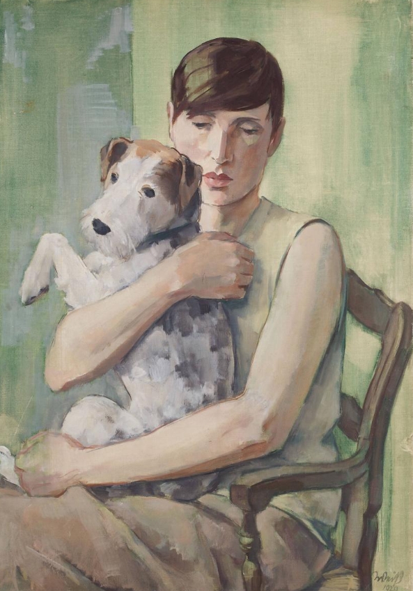 Emil Rudolf Weiß, Bildnis Renée Sintenis, 1929, Öl auf Leinwand, 89 x 63 cm, Kunstpalast, Düsseldorf, Foto: Kunstpalast - Horst Kolberg - ARTOTHEK